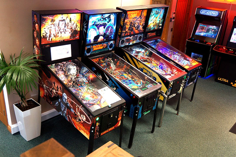 Pinball Machines - On Display in Showroom